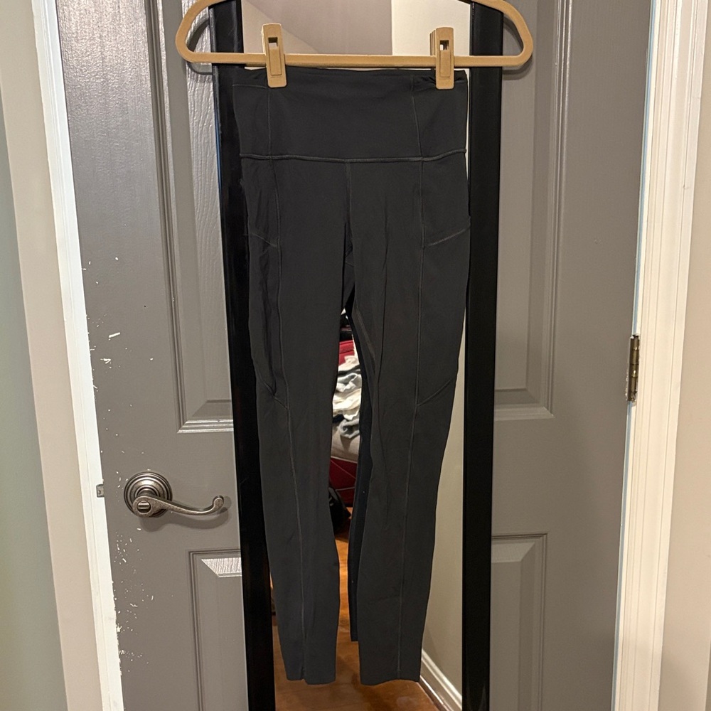 lululemon athletica Charcoal Leggings with pockets